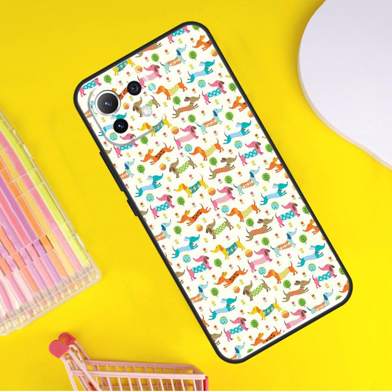 Dachshund Sausage Dog Cover For Xiaomi 14 13 Ultra 11T 12T 13T 14T Pro POCO X7 Pro X3 X5 F3 F5 F6 M6 X6 Pro Case