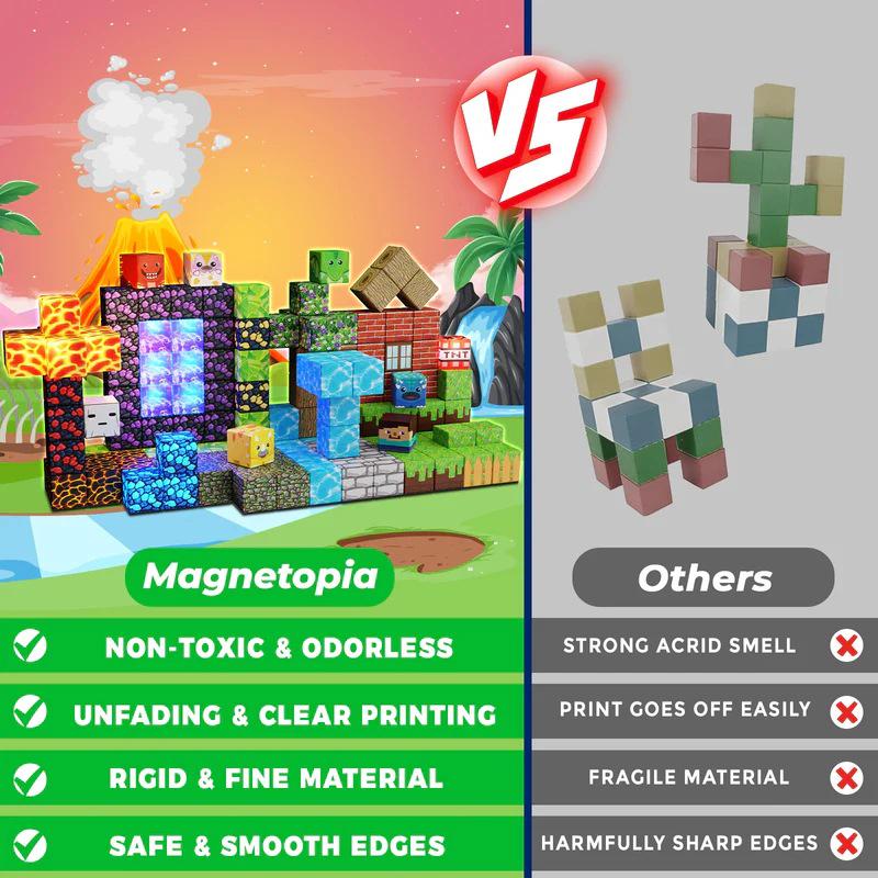 Magnetic Building Blocks: My Forest World Educational Toy Set for Kids