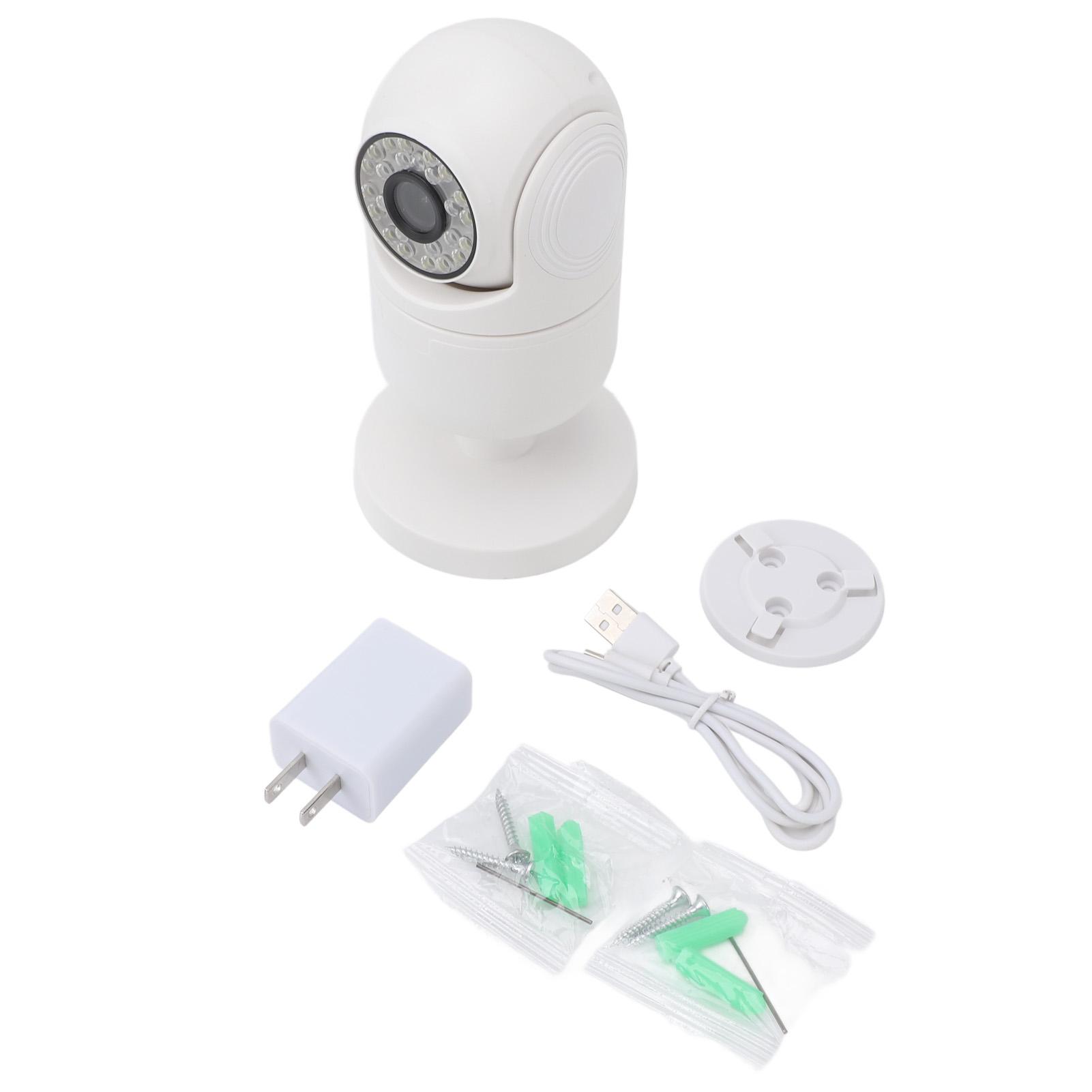 

Камера безпеки для розумного дому 1080P WiFi Виявлення руху Нічне бачення Панорамування Нахил Камера спостереження