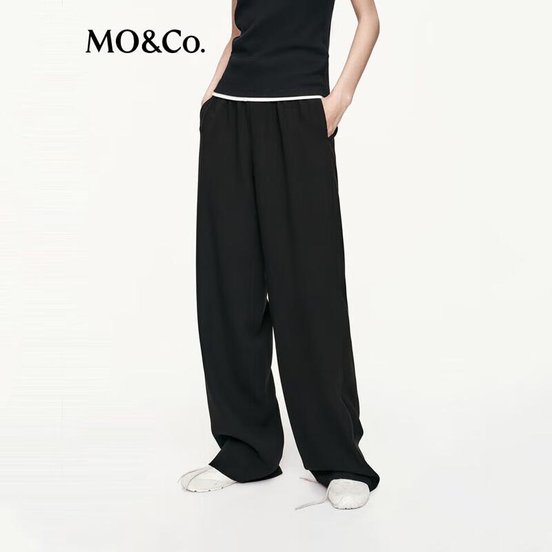 

MO&Co. Women s Drape Wide-Leg Trousers XS