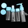 7pcsCelsiusSet Portable Reusable Empty Makeup Spray Bottle Lotion Cream Container Kit (Pink)