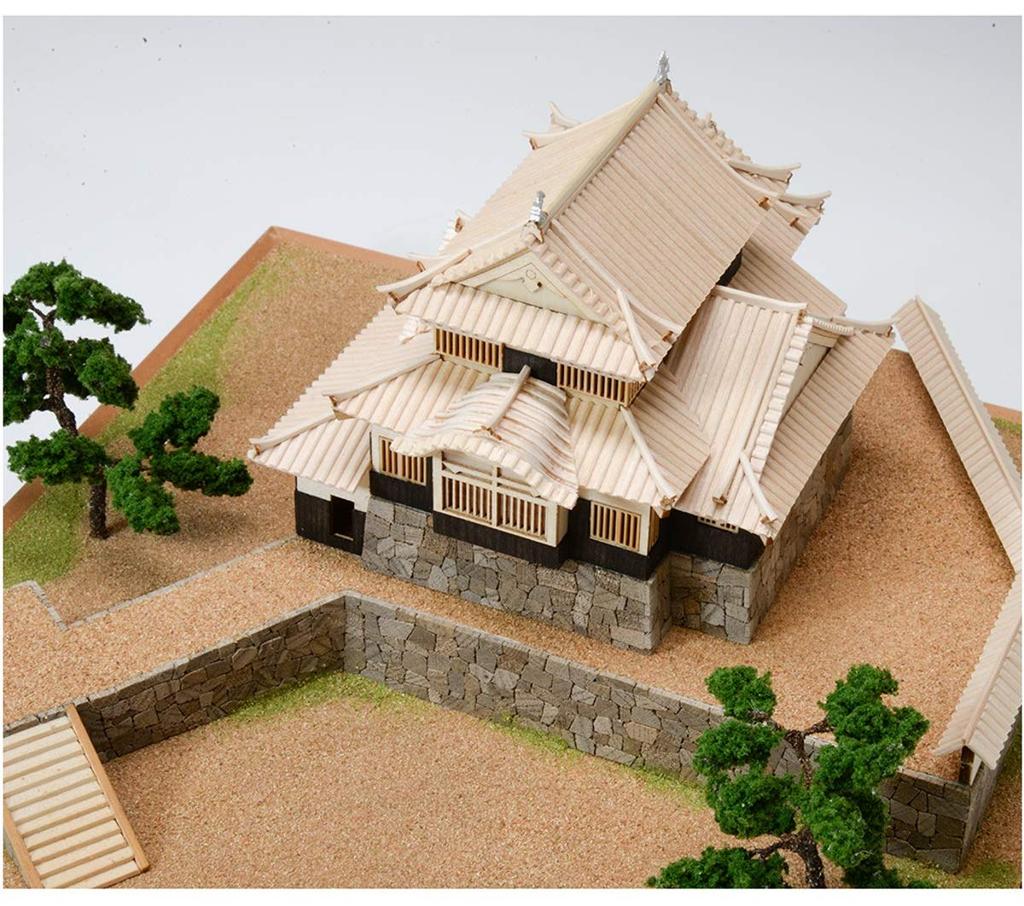 Woody Joe 1/150 Bitchu Matsuyama Castle Wooden Model Assembly Kit