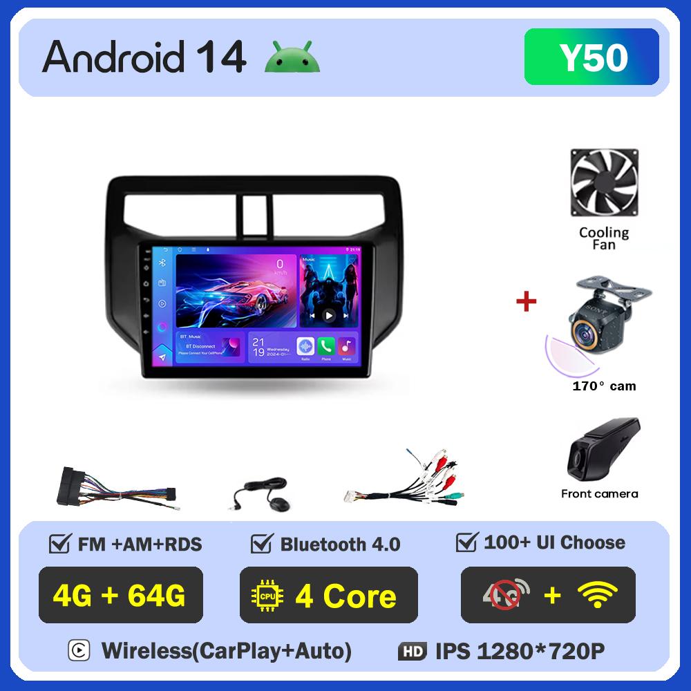 Android 14 For Toyota Rush Daihatsu Terios 2017-2020 Touch Screen Car Multimedia Video Player Wireless Android Auto Radio Wifi