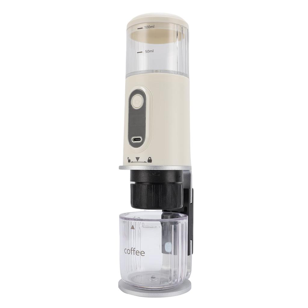 Portable Coffee Machine Compatible Ground Coffee Rechargeable Travel Capsule Coffee Maker for Outdoor Car Camping