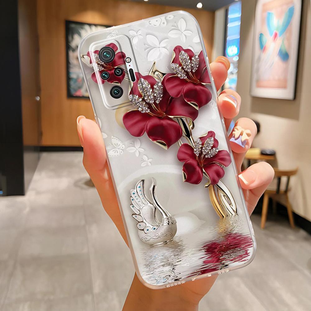 For Xiaomi Redmi Note 10 Pro Case Painting Soft TPU Clear Silicone Anti Drop Back Cover For Redmi Note 10 Pro Phone Cases Funda