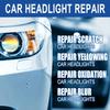 Car headlight repair kit, universal type for removing oxidation, yellowing, scratches, and polishing to increase transparency.