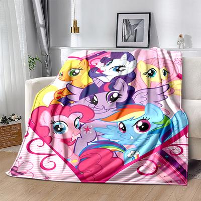 1pc My Little Pony S Throw Blanket, Soft & Cozy Home Decor for Couch, Bed .B094