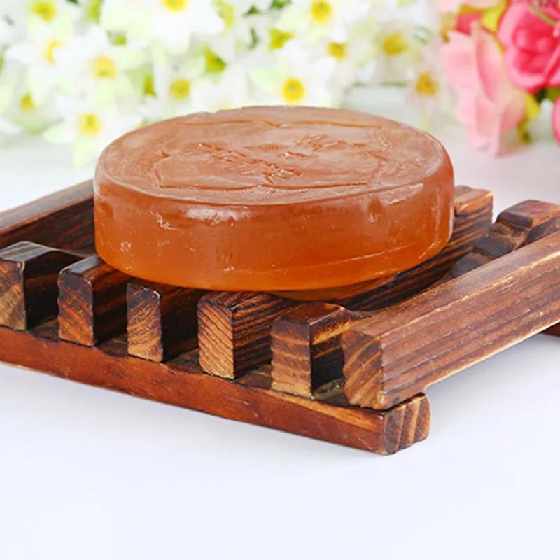 Natural Wood Soap Holder Bathroom Soaps Dish Shower Storage Support Multi-purpose Kitchen Sponge Rag Container Shelf FMT2050