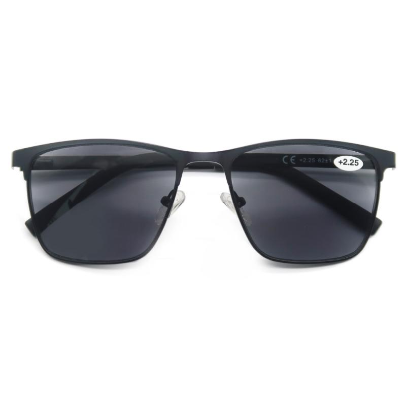 

Очки Modfans для чтения с синим светом для мужчин, металлическая оправа, для чтения журналов, увеличительное стекло, очки для пресбиопии, диоптрии +0,75~4,0 1