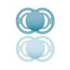 Sucettes-MAM Sucette Perfect Tendance - 6+ Mois - Silicone - X2 (Couleur : Bleu)