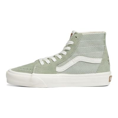 Zapatillas de Skate Sk8-Hi de Tela y Cuero de Caña Alta Unisex Zapatillas Deportivas Verde Claro VN0A7Q62V0N