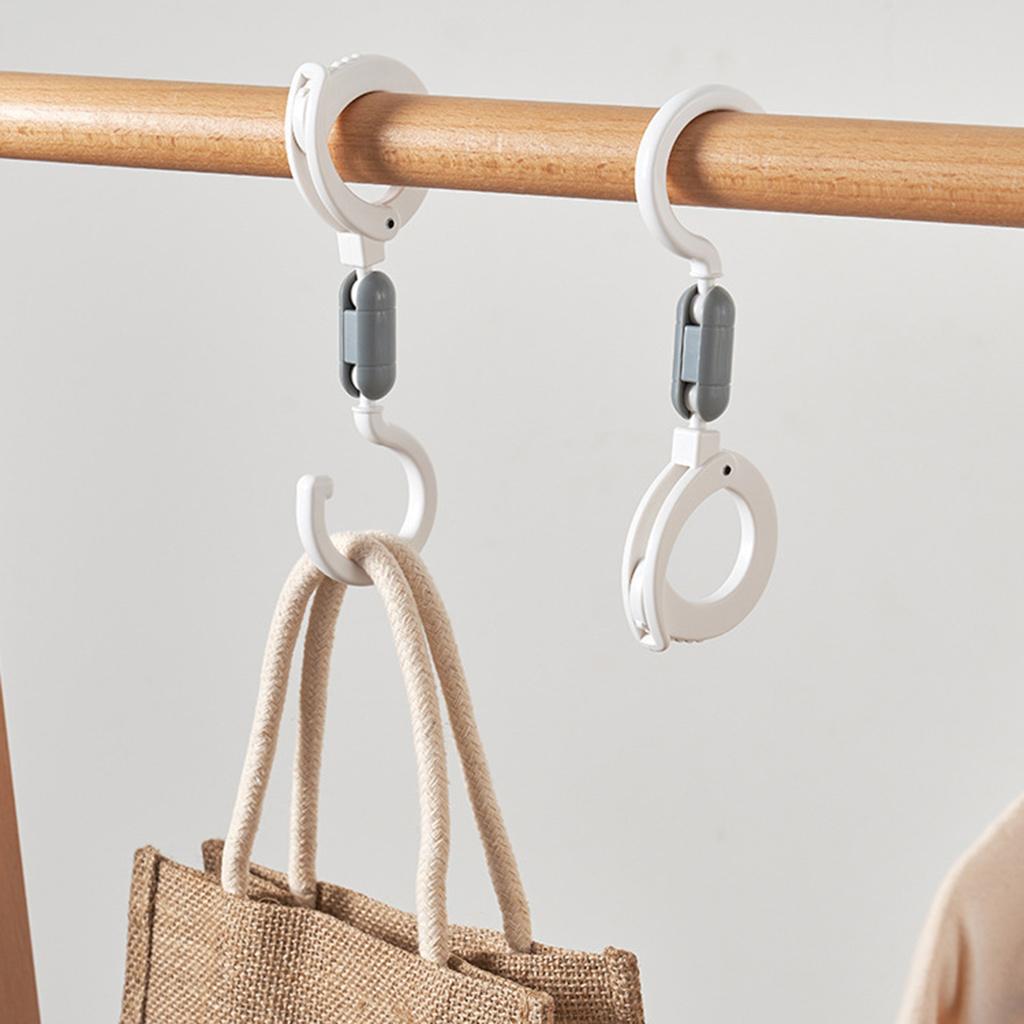 1/2 Stück Mommy Bag Haken Baby Kinderwagen Haken Clips 360 Grad Drehbar Haken Praktisches Kinderwagen Zubehör für Mama