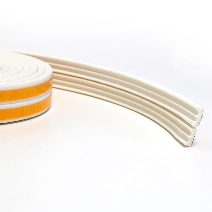 Adhesive Joint - CMP - 'E' Shaped Profile - Plastic-Eva - White - Draught-proof