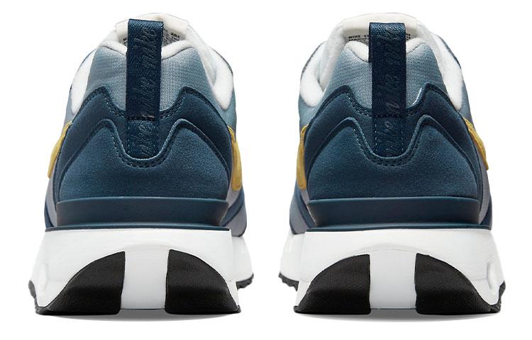 Nike Air Max Dawn Vintage Fabric Cushioning Low top Casual Long Distance Running Sprint Running Shoes Men's Blue Yellow DJ3624-003