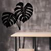 3D Metal Wall Art Monstera Leaf Tropical Home Decor Large Iron Sculpture