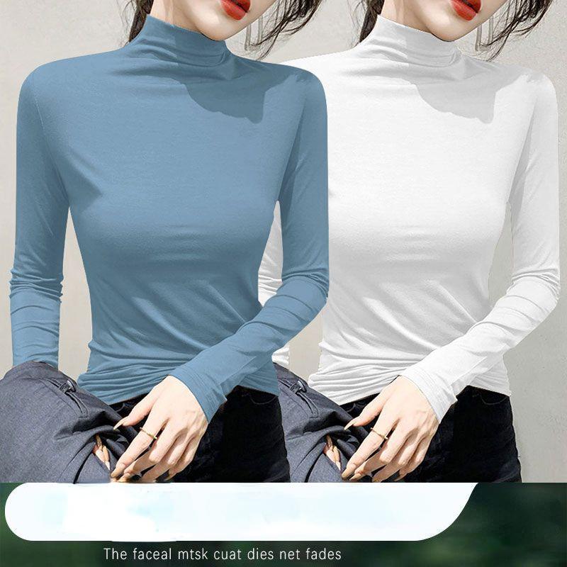 Autunno e inverno Nuovo arrivo: Top interno in modal a maniche lunghe da donna