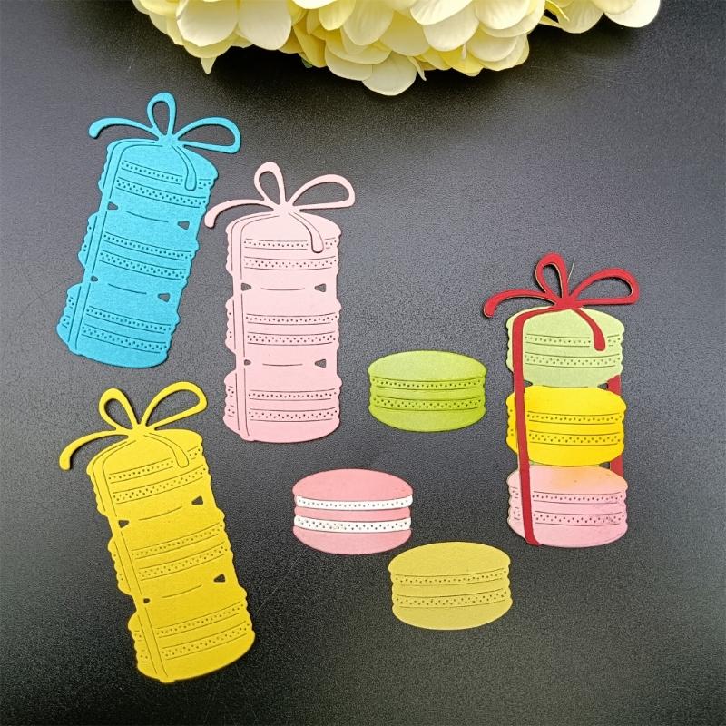 1 Set fustelle da taglio in metallo, stampo stencil fatto a mano, motivo in rilievo per bambini e adulti, progetti di artigianato fai-da-te