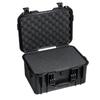 Waterproof Safety Tool Case Sealed Box Equipment Impact Resistant Tool Box Suitcase Tool Container Black 325x215x172mm