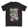 Men Jimi Hendrix 1960s T Shirts  Pure Cotton Tops Crazy Short Sleeve O Neck Tees Gift Idea TShirts