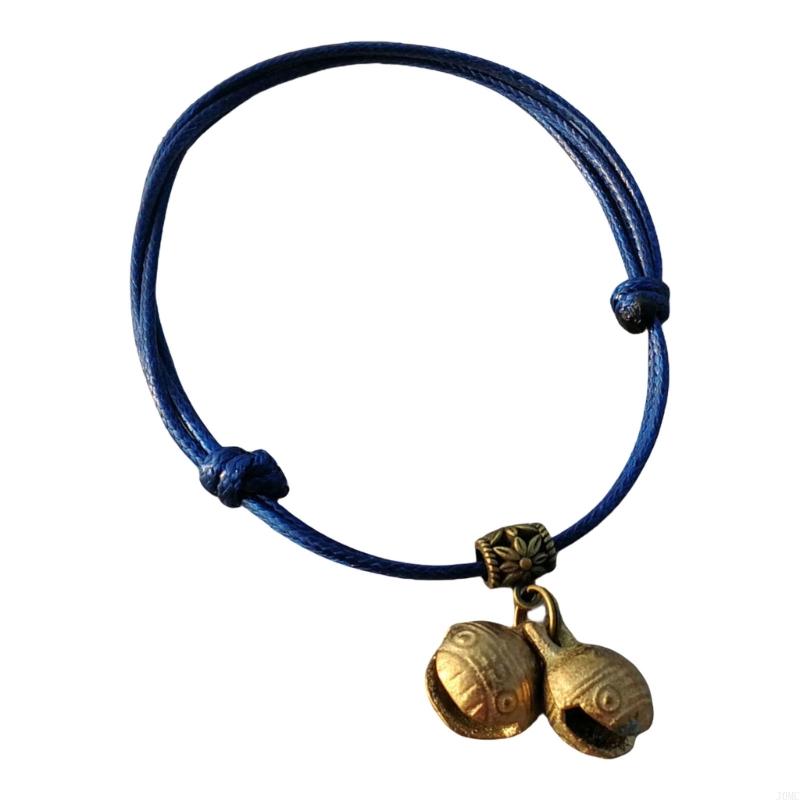 Adjustable Cats Collar With Safety Bells Waterproof and Adjustable Design Collar Bells For Various Cats Outdoor Indoor J0MC Two bronze bells синий