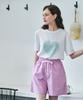 Metapeo Met Lace Wide Shorts Lavender