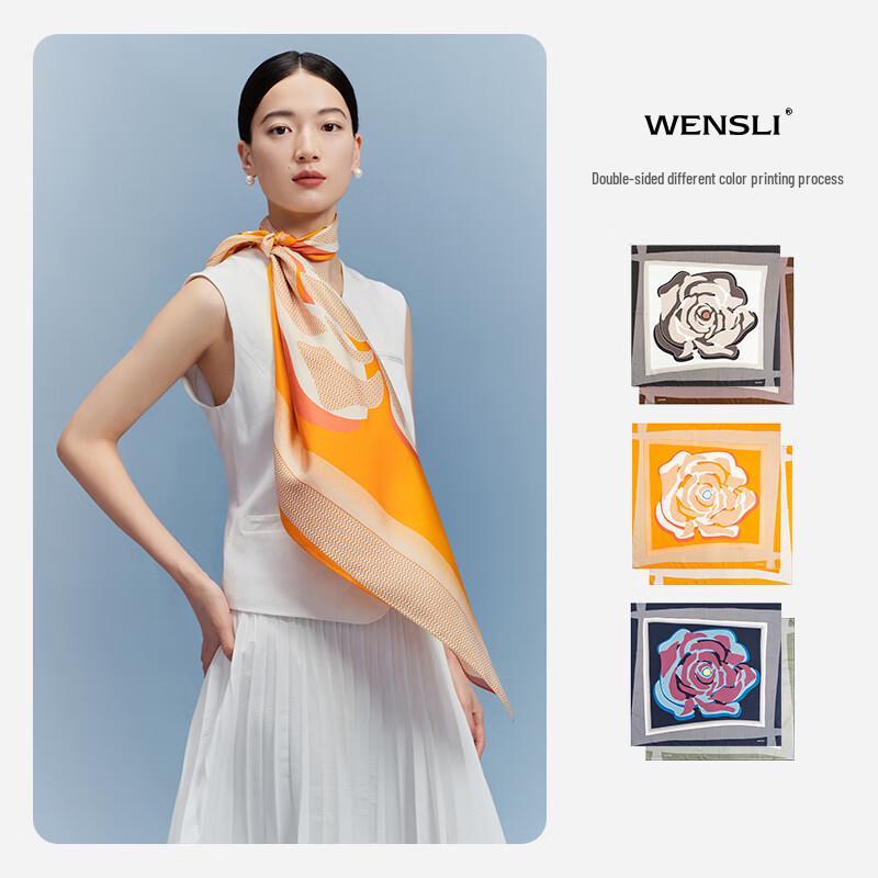 WENSLI Women's Mulberry Silk Shawl Scarf