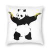 Classic Banksy Street Graffiti Pop Art Square Throw Pillow Case Home Decorative Girl With Red Balloon Cushion Cover For Sofa Car