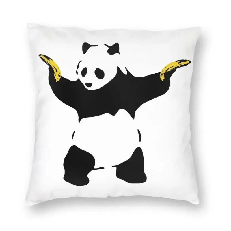Banksy Uncovering Graffiti Pillow Cover Home Decor Cushion Sofa Street Art Cushion Cover Throw Pillow for Car Decorative Cushoin