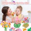 Fabric Flower Bouquets Toys, DIY Craft Kits Toys for Kids, Educational Arts & Crafts Toy, Build Your Own Flowers, DIY Creative Activity Christmas