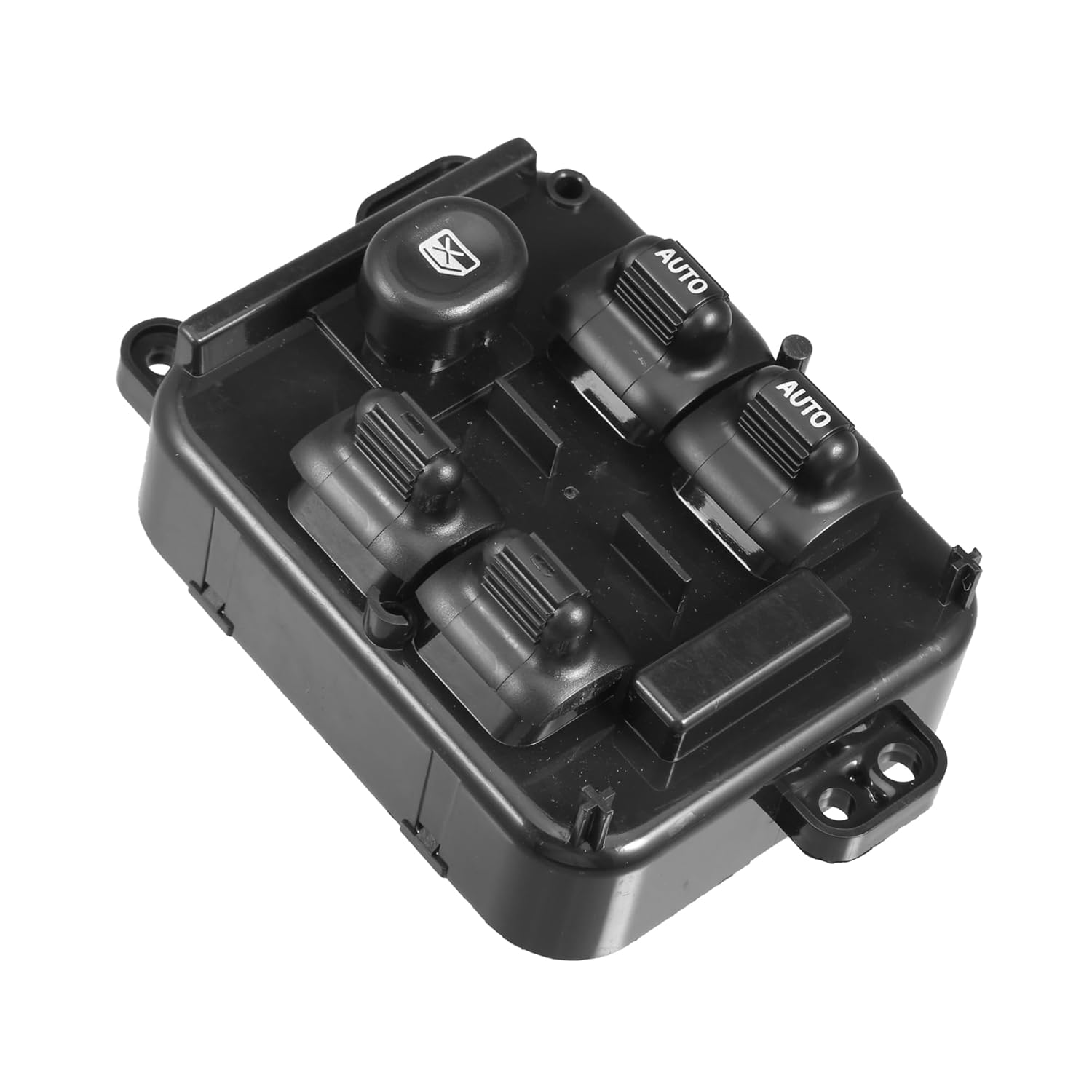 Power Window Switch, Front Left Driver Side Window Control Switch No.56010677AA for Jeep Liberty 2004 Black, 1 Pc