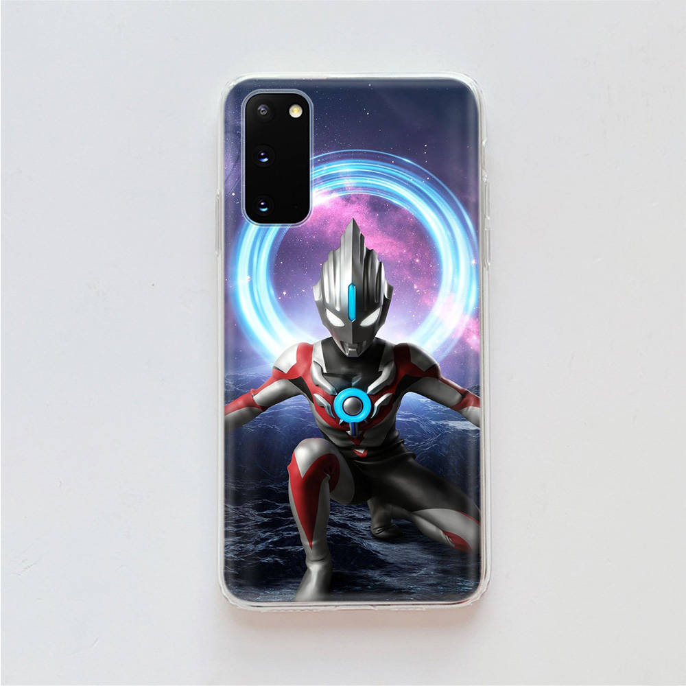 

AD91 Ultraman прозрачный чехол для Samsung A04 A14 A23 A34 A54 M23 M33 M52 M53 Realme 10 9 C30S C35 C55 VIVO Y02 Y21 Y33S Y51 X80 V25 чехол Tecno Camon 19 pro эбеновый