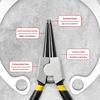 Precise Snap Rings Pliers Set AntiSlip Design Effort Saving Spring Accurate Circlip Pliers For Professional Tasks