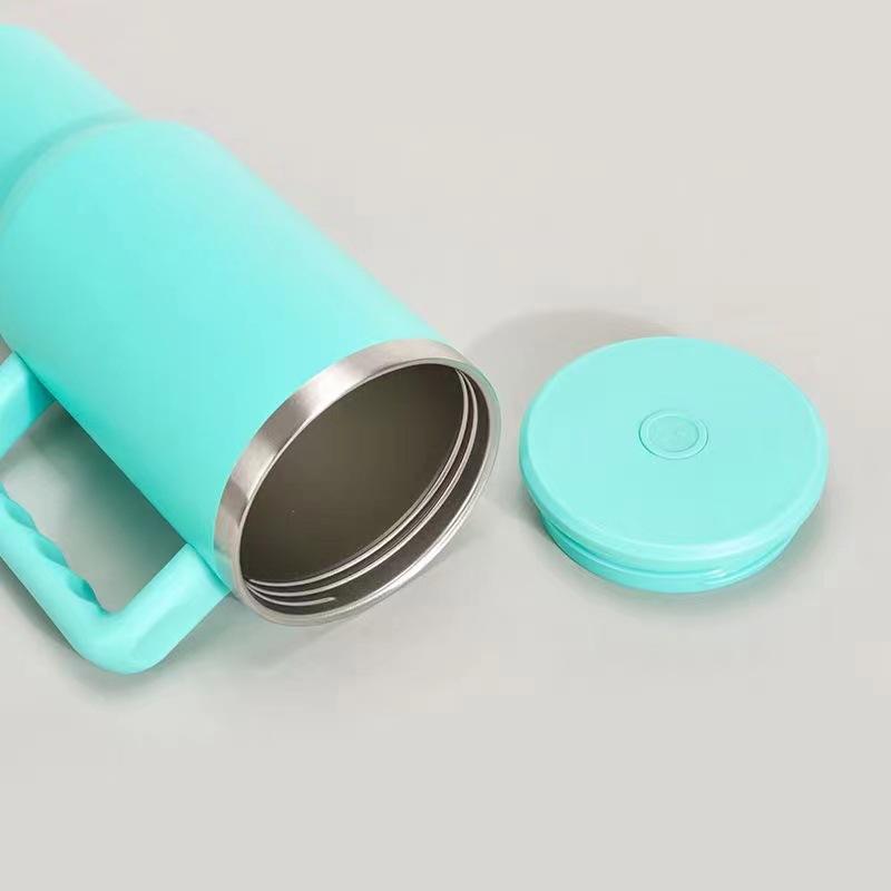 Stainless Steel Large Capacity Car Ice Cream Cup 304 Insulated Cup Cold Straw Cup
