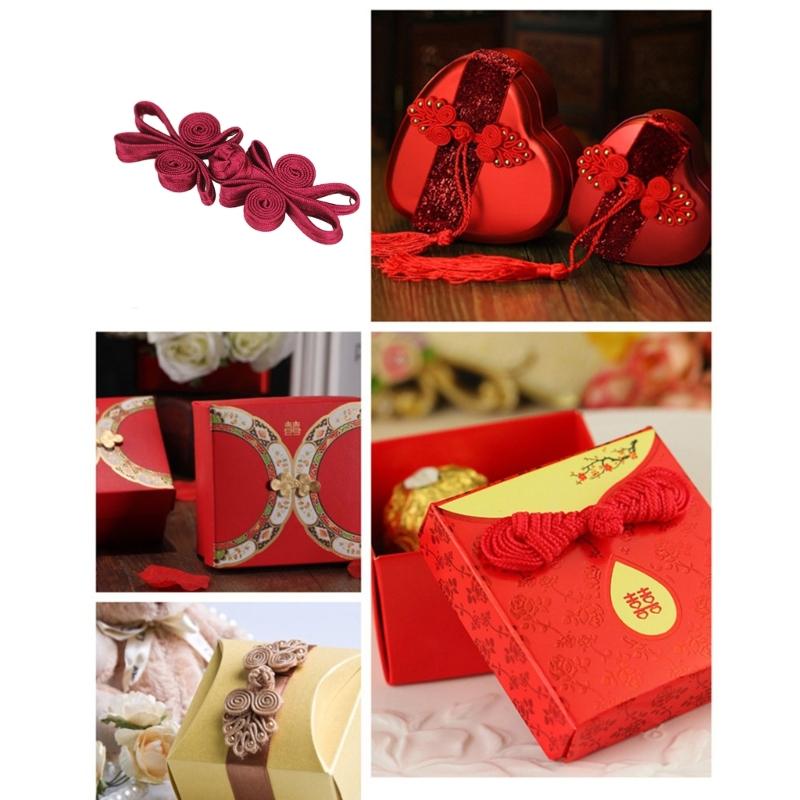 Cheongsam Frog Buttons Closure Sewing Fasteners for Sweater Coat Cheongsam Traditional Handcraft Accessories