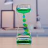 Liquid Motion Bubbler Oil Hourglass Eye-catching Exquisite Attractive Acrylic Ornament Sensory Toy Office Use