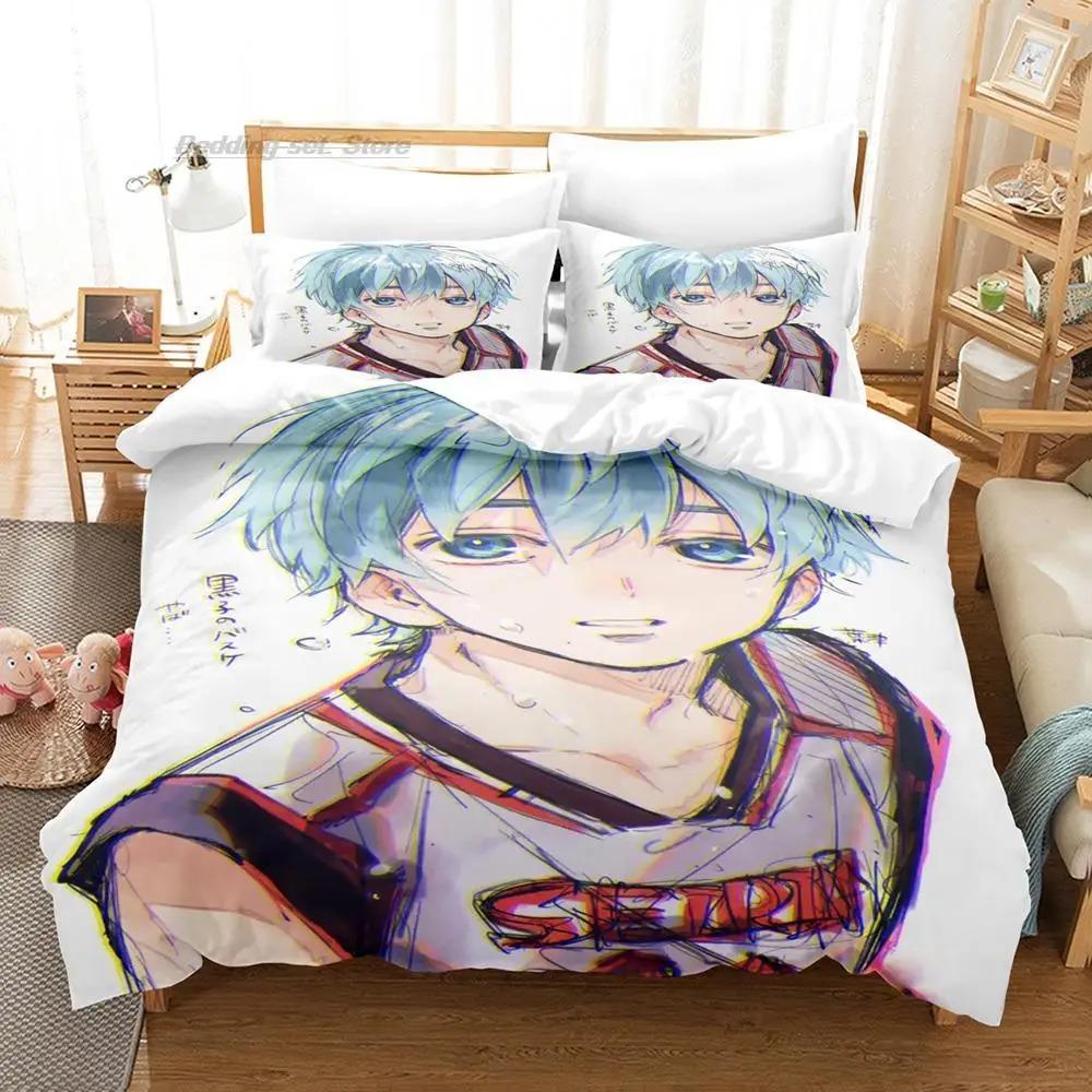 Kuroko's Basketball Bedding Set Single Twin Full Queen King Size Bed Set Aldult Kid Bedroom Duvetcover Sets 3D Print Anime