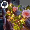 Waterproof Solar Rose Vine String Lights