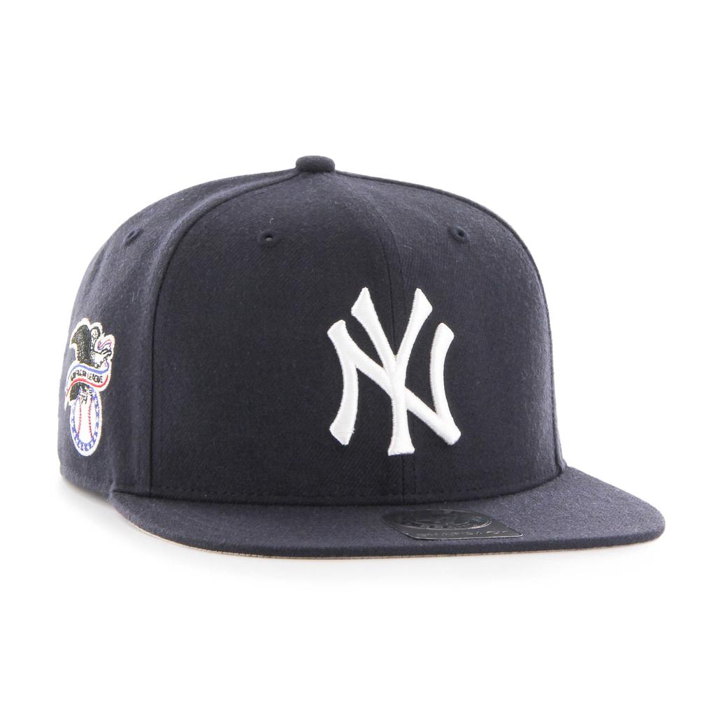 CZAPKA Yankees Sure Shot KAPITAN NY Granatowa Darmowa (Czterdzieści siedem) '47 '47 B-SRS17WBP-NY (55-61 cm) [Autentyczny]
