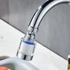 Kitchen Faucet Water Filter Pressurized Bubbler Chlorine & Heavy Metals Removal Hard Water Purifier with Basin Extender