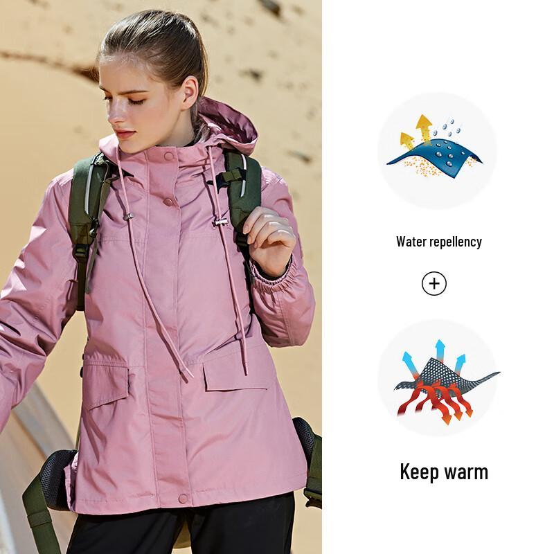 Jeep Women s 3-in-1 Detachable Down-Lined Outdoor Jacket XXXL