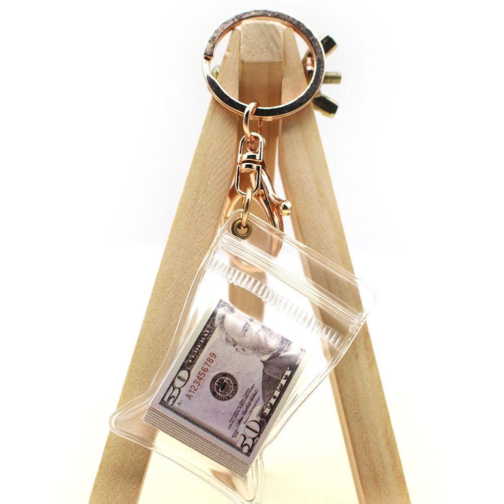 

Mini Mini Money Stack Bag Keyring Handmade Money Stack Bag Pendant Birthday Gifts