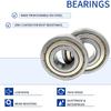 Washer Seal Bearing Kit for Samsung Replacement for DC62-00156A 6601-002632, Compatible with WF431ABP WF45K6500, WF45R6100