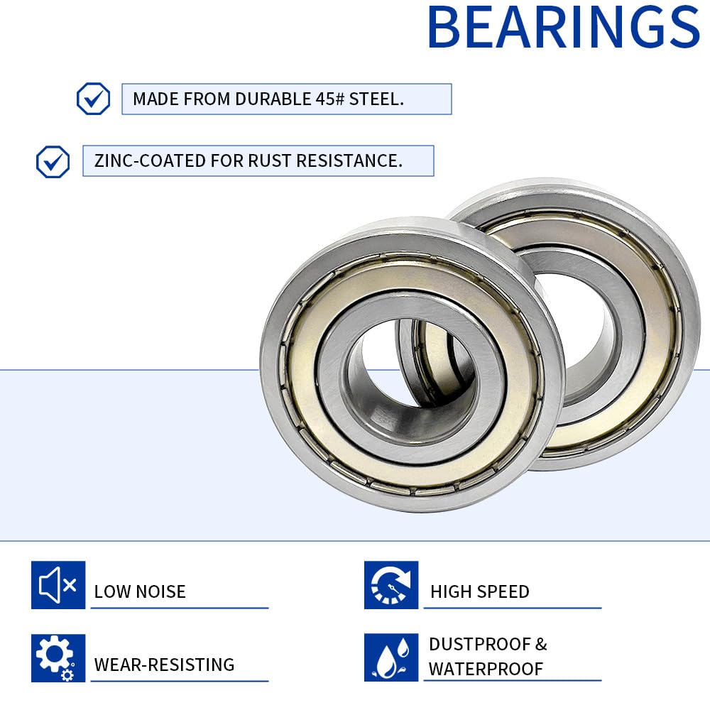 Washer Seal Bearing Kit for Samsung Replacement for DC62-00156A 6601-002632, Compatible with WF431ABP WF45K6500, WF45R6100