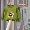 Autumn Clothes Cartoon Kids Two Piece Set Spring Streetwear Outfits for Boys Girls Korean Fashion Trendy Clothes