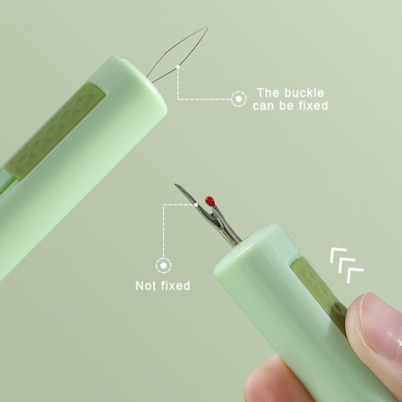 2 In 1 Needle Threader Seam Ripper Multi-Functional Portable Threader For Home Use Manual Sewing Tools Accessories