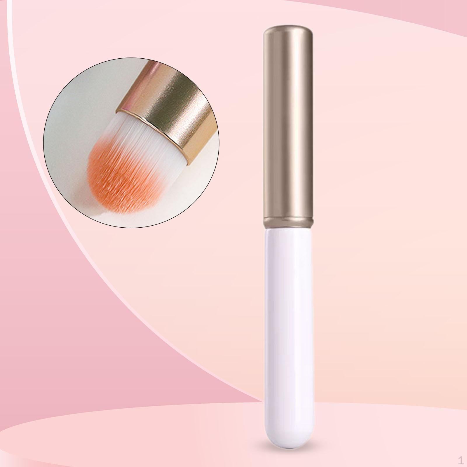 

Кисть для губ, помада, подарок для теней для век, консилер для бровей, инструмент для рисования белый