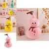 Plush Gourd Doll With Embroidery Design And Bow Decor For Home Office And Gift Enthusiasts