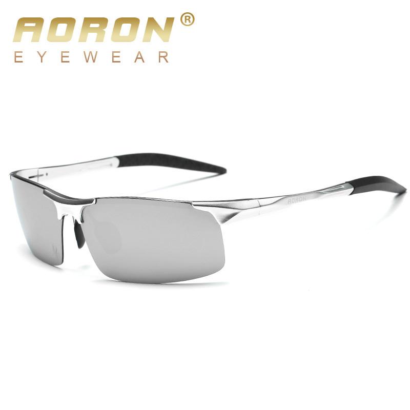 aoron Aluminium Polarisierte Sonnenbrille Damen Herren Fahrbrille Brillen Blendschutz Sonnenbrille