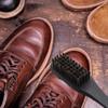Shoe Cleaning Brush Double-Sided Horsehair Handle Shoe Brush With Soft Hair Multi-Functional Washing Shoe Cleaning Brush Protect