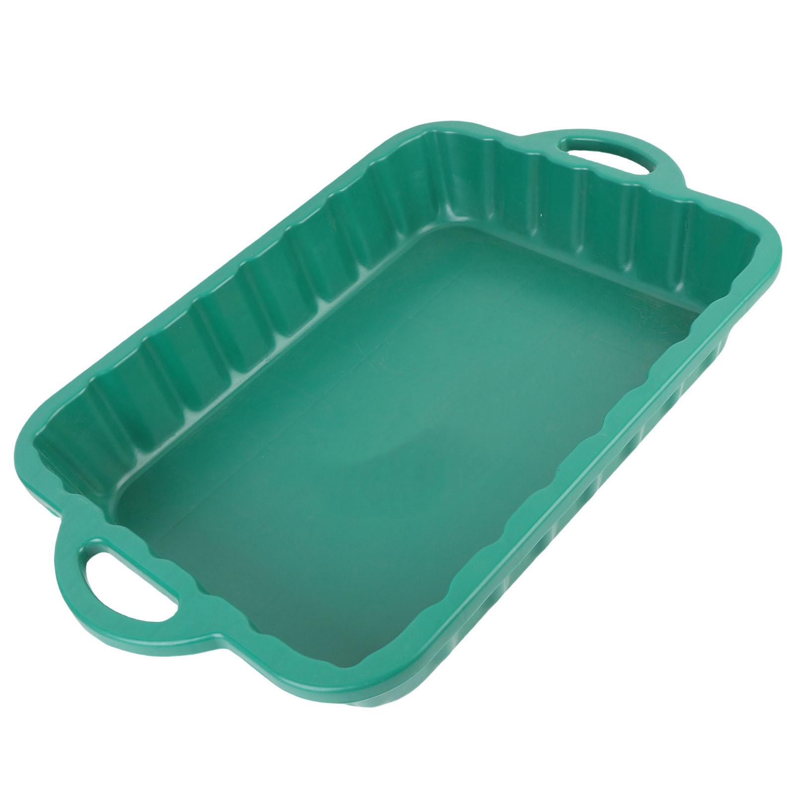 

Car Oil Drain Pan Plastic Large Changing Collector for Truck Engine Transmission Fluid Change Green